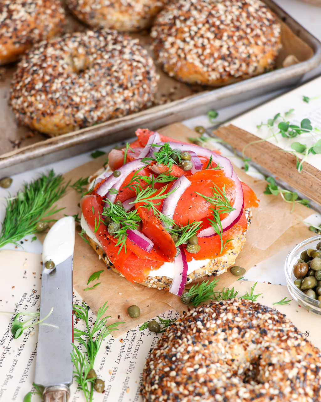 Easy Overnight Sourdough Bagels